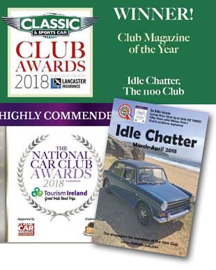 2018 Car Club Awards Winner - The 1100 Club